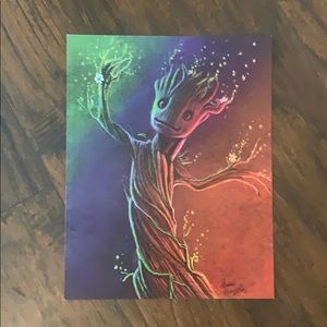 2/$15‼️ 14x11 Groot print / artwork